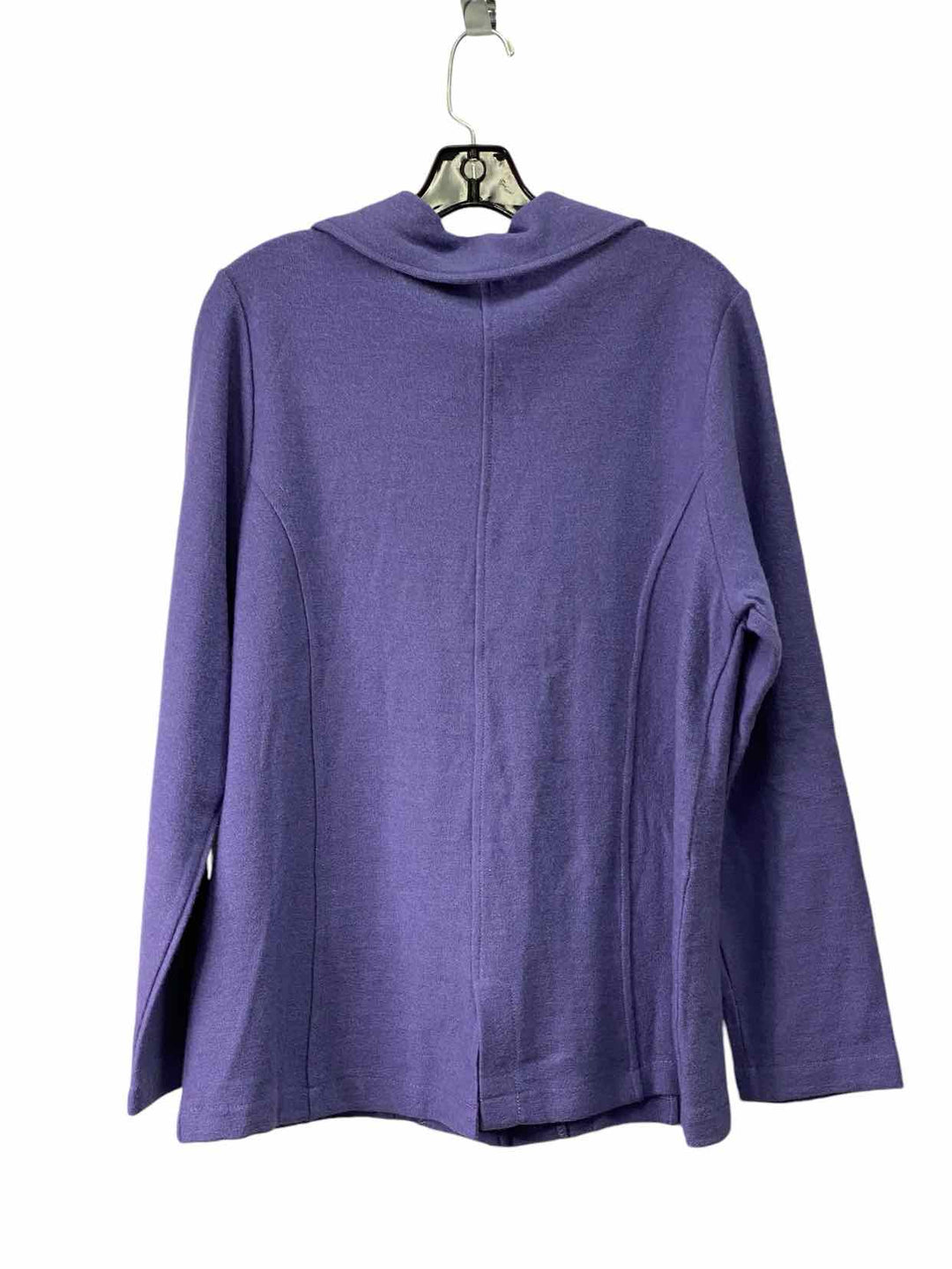 Appleseed's Size L Purple Knit Jacket