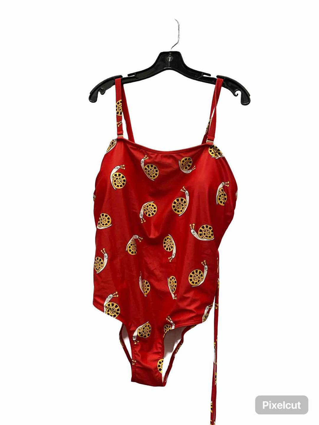 Mod Cloth Size 2X Red snail Swimsuit