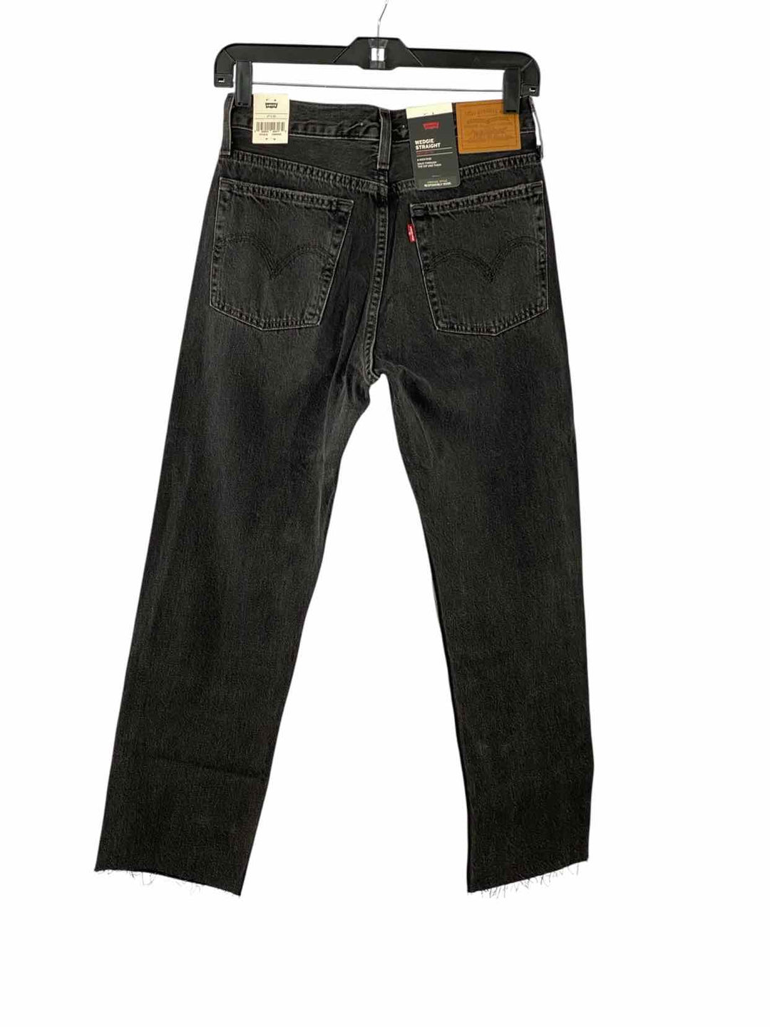 Levi's Premium Size 27x26 Black Wedgie Straight Denim NWT Jeans