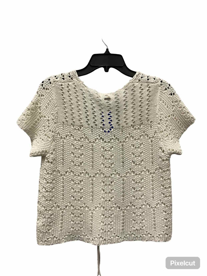 Ghanda Size S White Short Sleeve Shirts