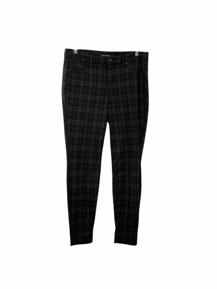 Liverpool Size 10 Black Plaid Pants