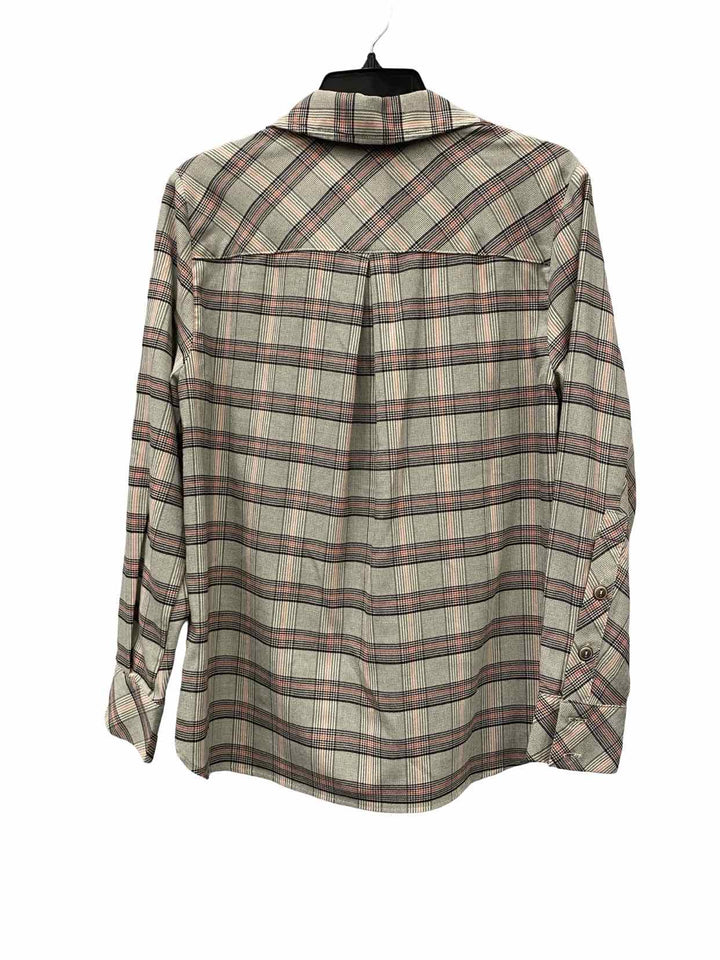 Cabi Size XS Multi-Color Plaid Long Sleeve Shirts