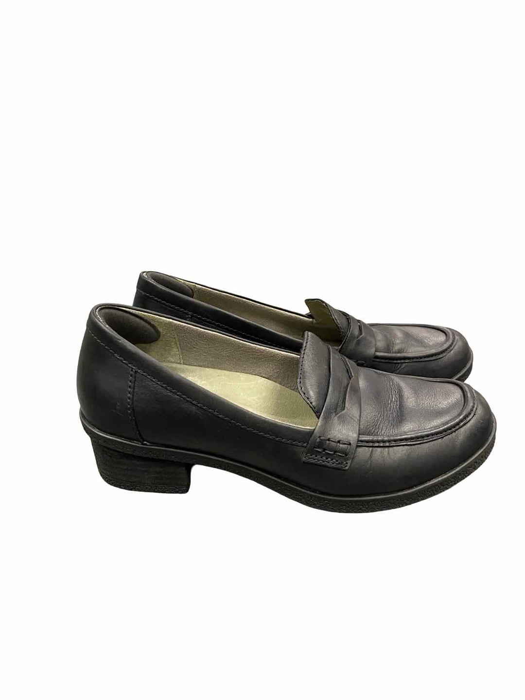Dansko Shoe Size 38 Black Leather Danica Waterproof Loafers
