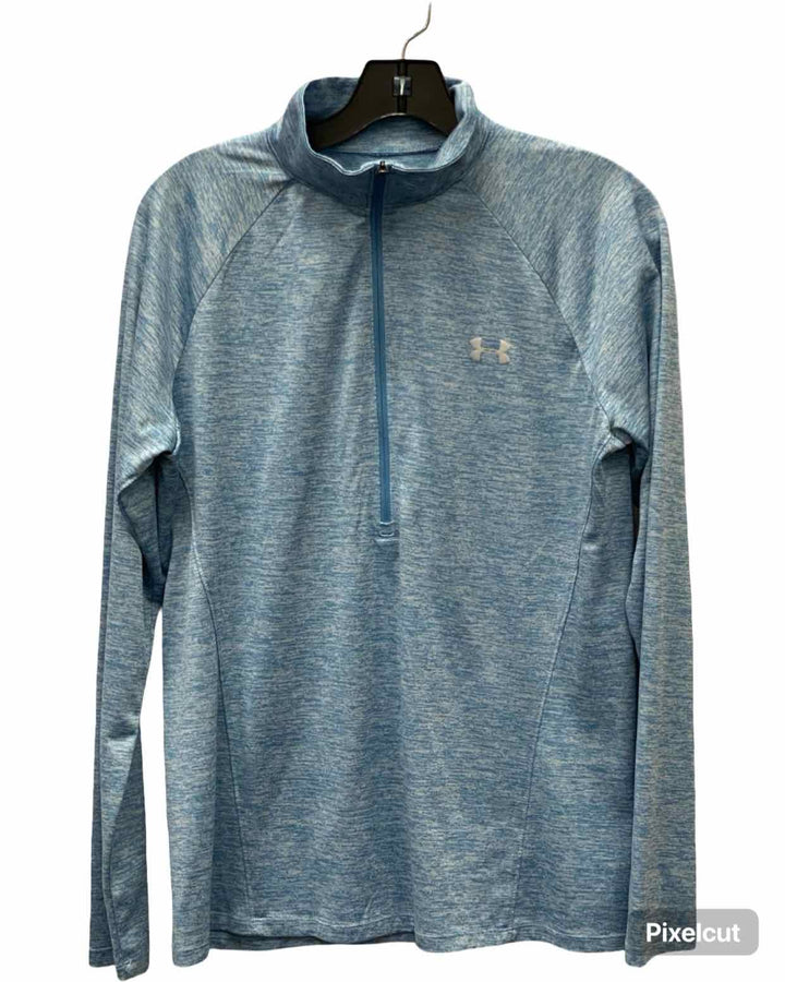 Under Armour Size L Blue Athletic Long Sleeve
