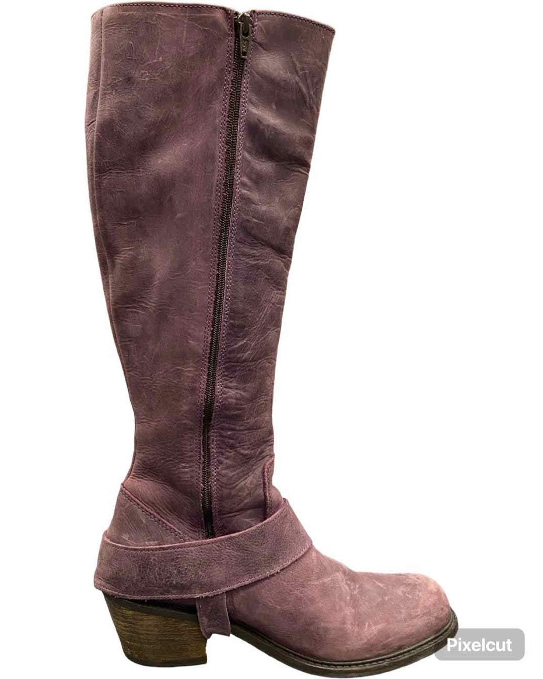 John Fluevog Shoe Size 9 Lavender Leather Adriana Luna Boots(knee)