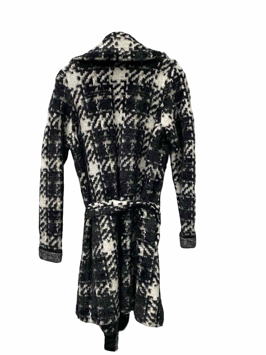 White House Black Market Size M Black White Coat(Long)