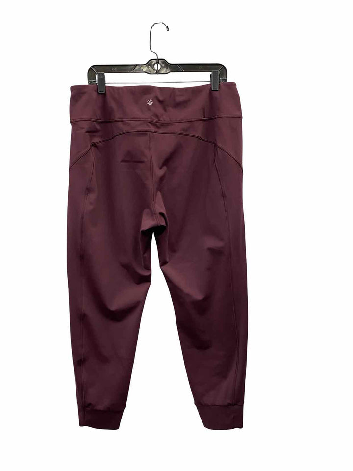 Athleta Size XL Maroon Athletic Pants
