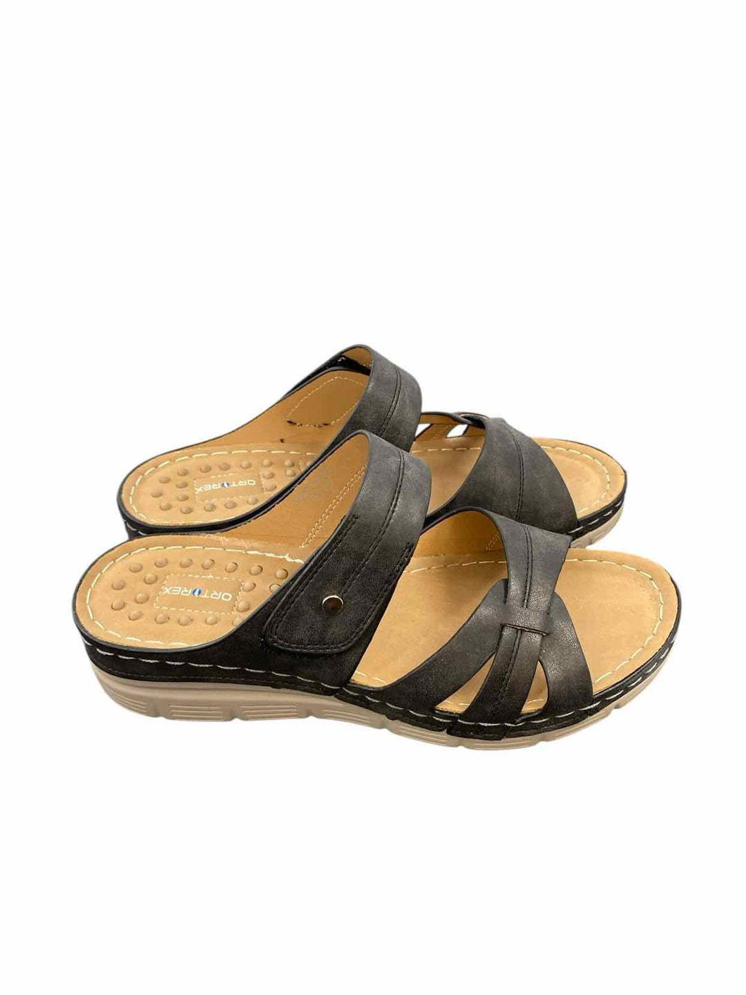 Ortorex Shoe Size 8.5 Brown Black Sandals