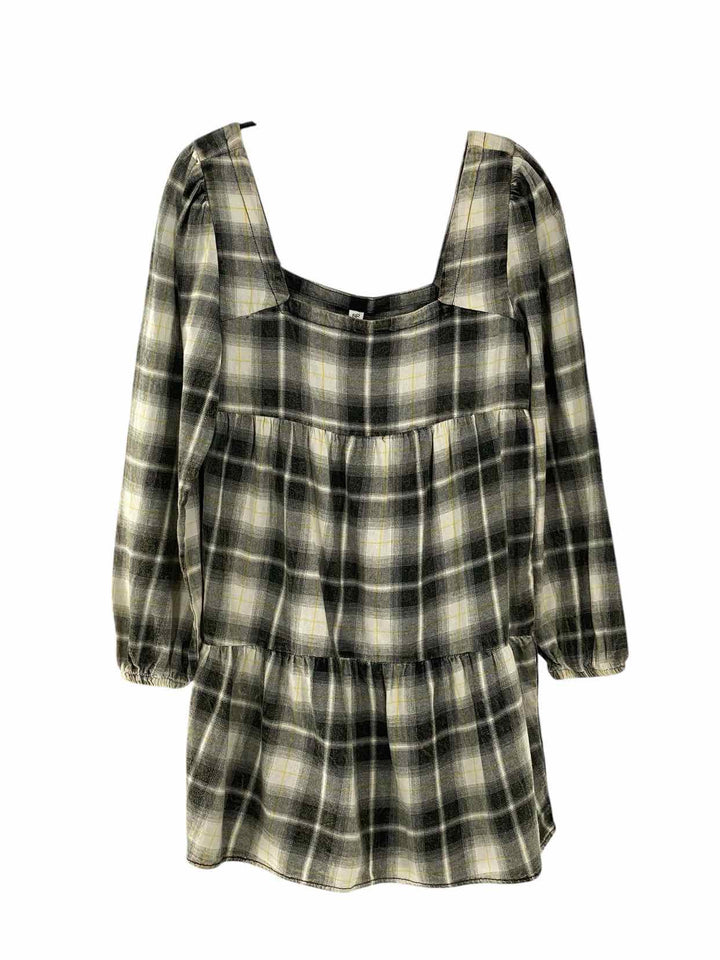 BP Size XS Black White Plaid Dress