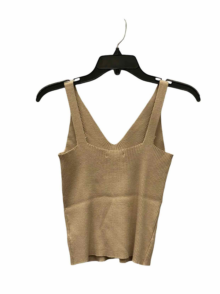 Society Amuse Size S Brown Tank Top