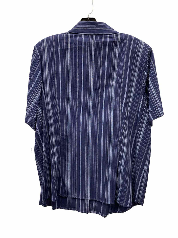 Allison Daley Size 16 Blue Short Sleeve Shirts
