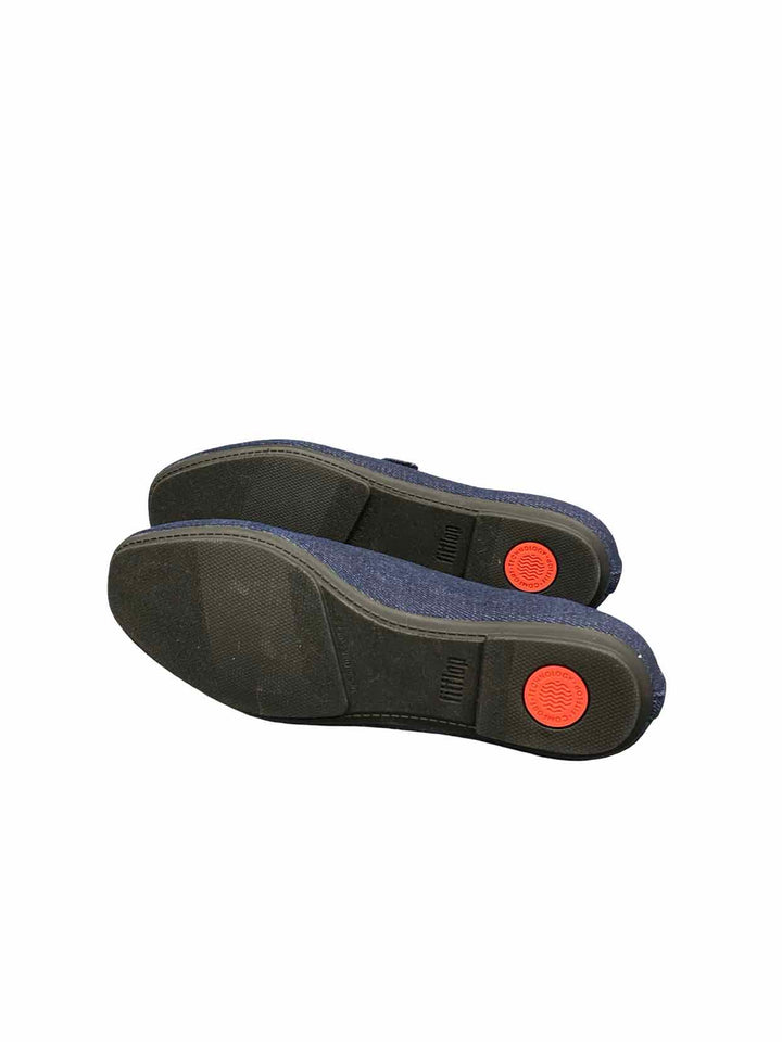 Fitflop Shoe Size 7.5 Blue Mary Jane Flats