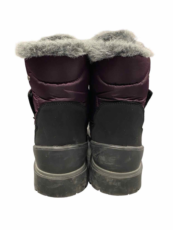 ATTIBA Shoe Size 42 Purple Black Flip Grip Outsole Boots(Ankle)