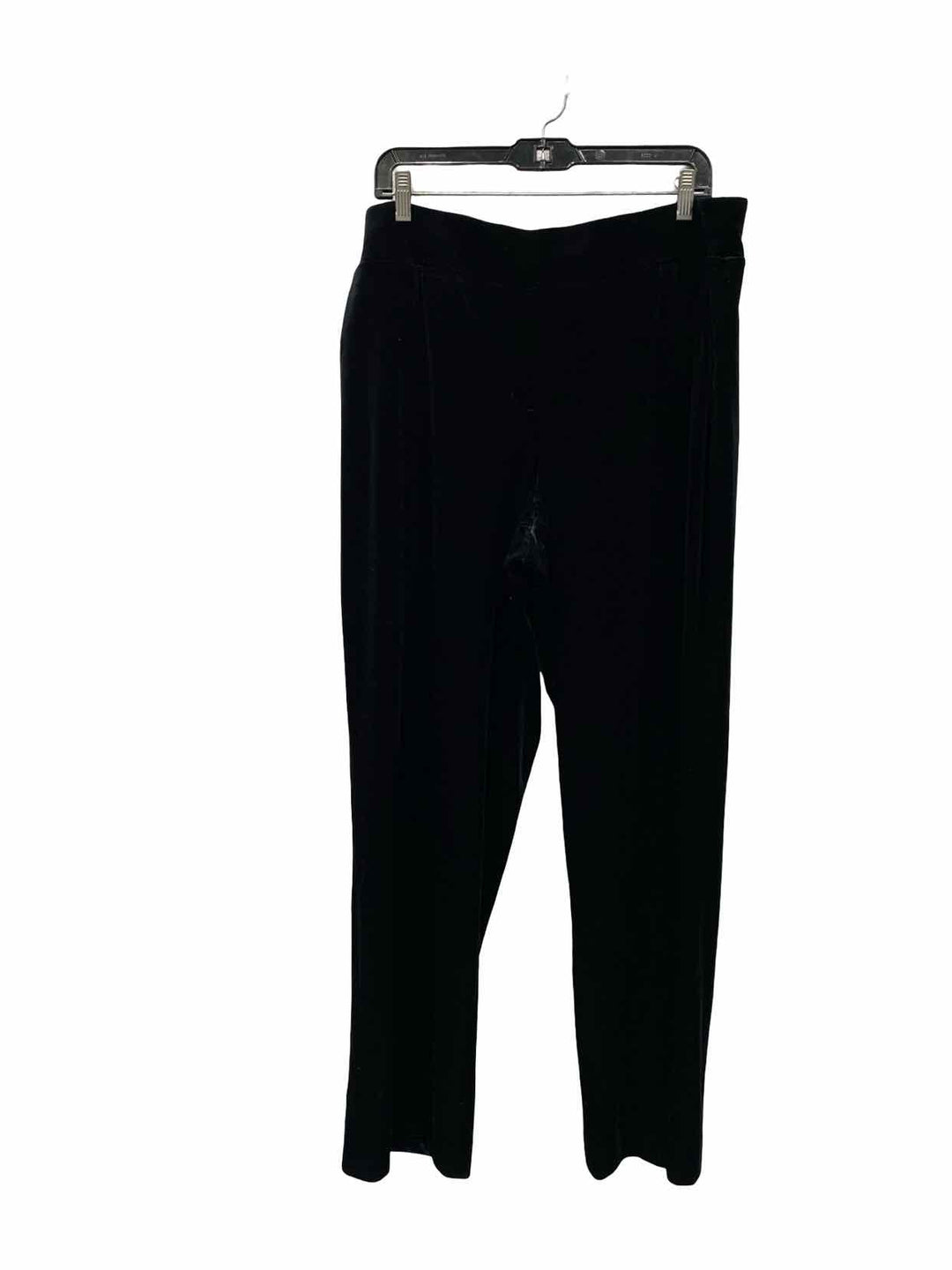 Jones New York Size XL Black Velour Pants