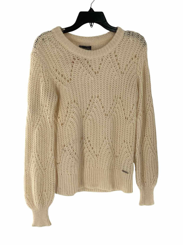 Abercrombie & Fitch Size S Cream Loose Knit Sweater