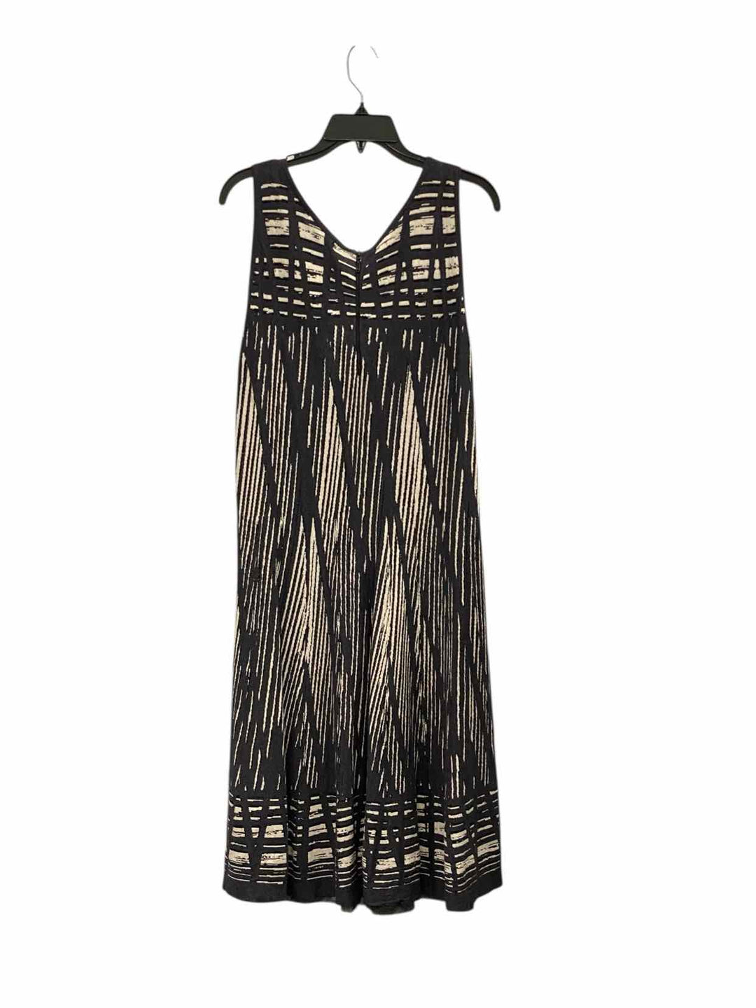 Nic + Zoe Size XL Grey White Dress