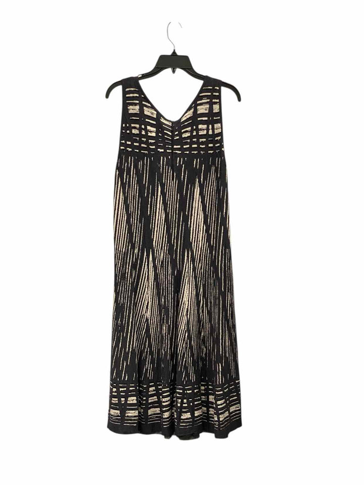 Nic + Zoe Size XL Grey White Dress