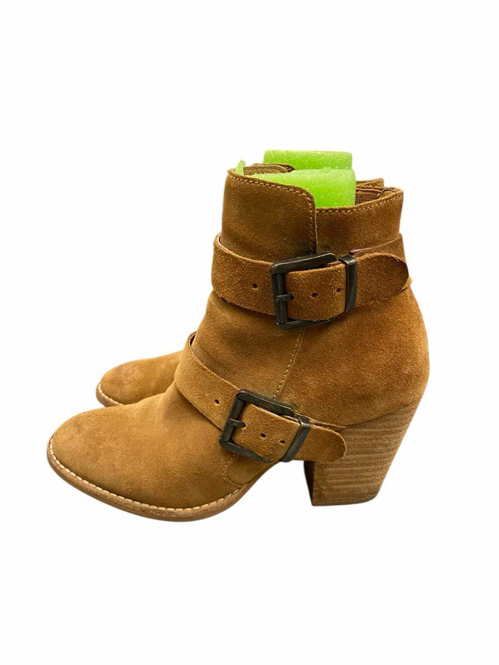 Jeffrey Campbell Shoe Size 7.5 Brown Leather Boots(Ankle)