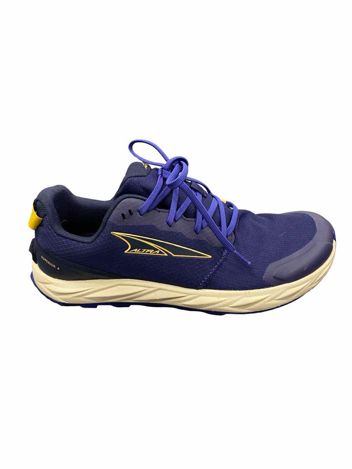 Altra Shoe Size 10.5 Navy Yellow Superior 6 Sneakers