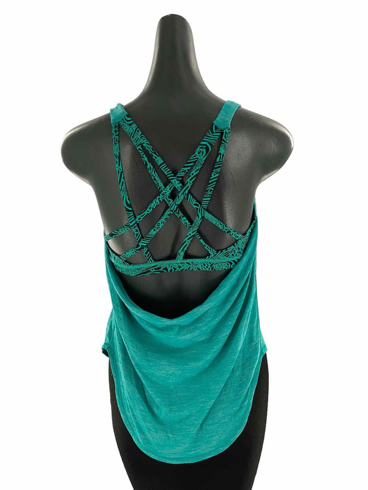 Lululemon Size M Teal Athletic Tank Top