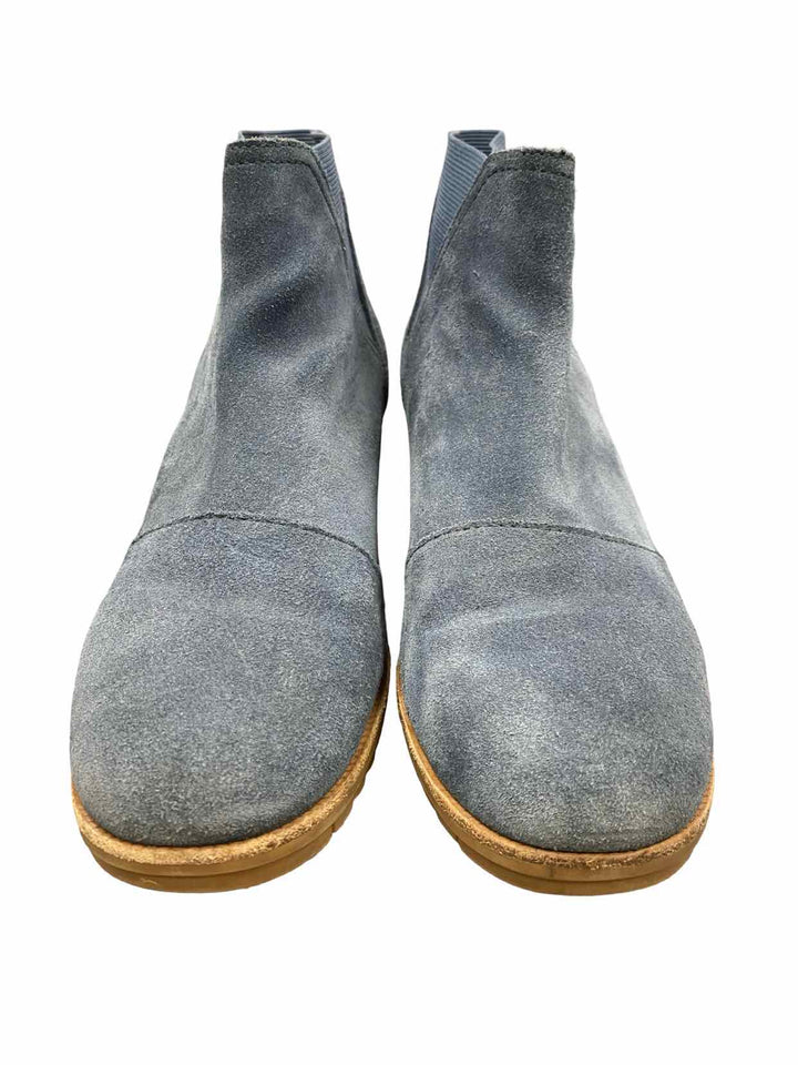 Sorel Shoe Size 11 Blue Suede Cate Chelsea Boots(Ankle)