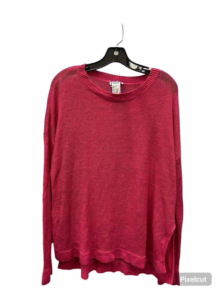 Eileen Fisher Size L Pink 100% cotton Sweater