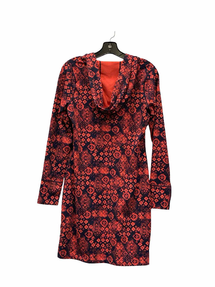 Title Nine Size S Red Blue Print Dress