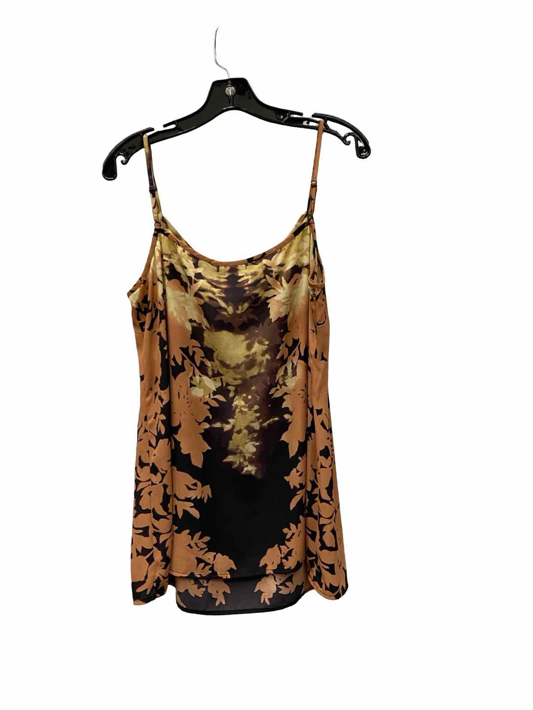 Cabi Size L Brown Beige Floral Tank Top
