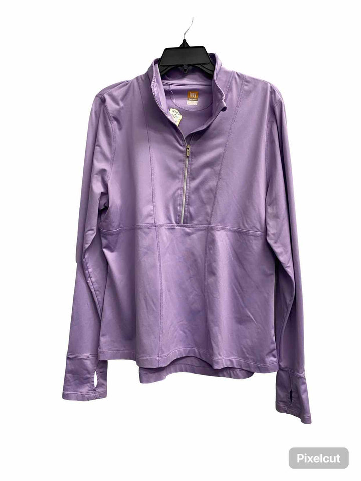 Lucy Size XL Purple Athletic Long Sleeve