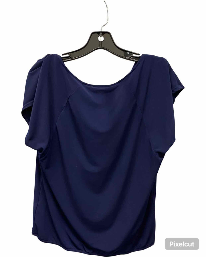 Laundry by Shelli Segal Size M Blue Short Sleeve Shirts