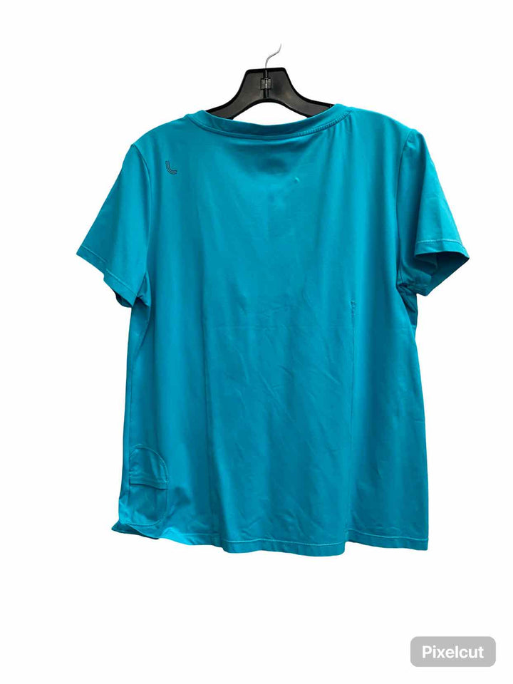 lole Size XL Blue Short Sleeve Shirts