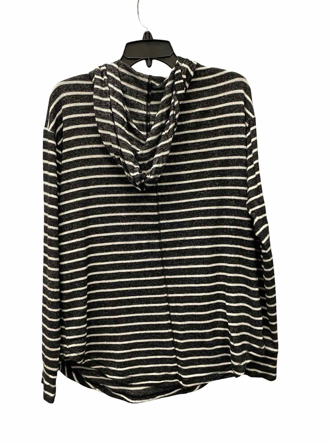 Market & Spruce Size S White Black Striped Long Sleeve Shirts