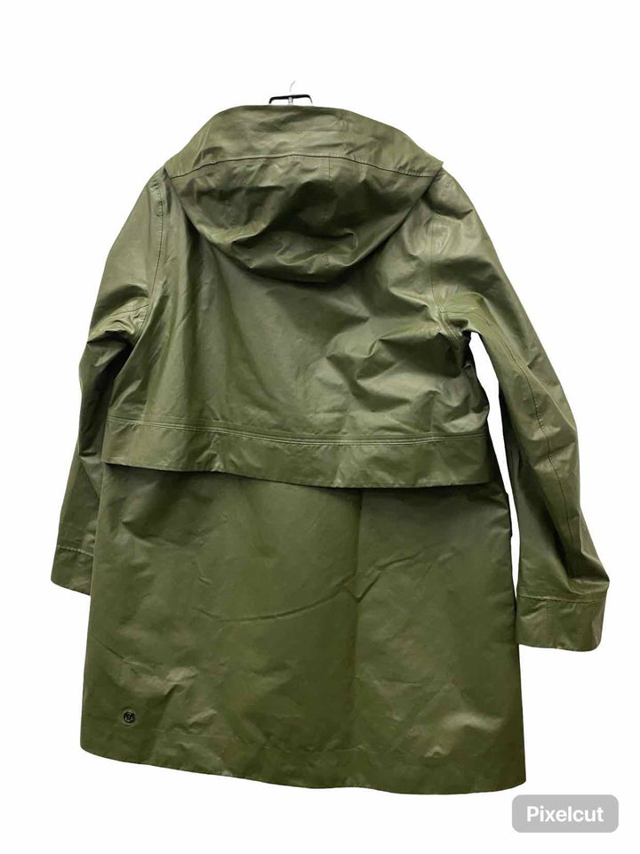 Lululemon Size 10 Green Drizzle Jacket Coat(Long)