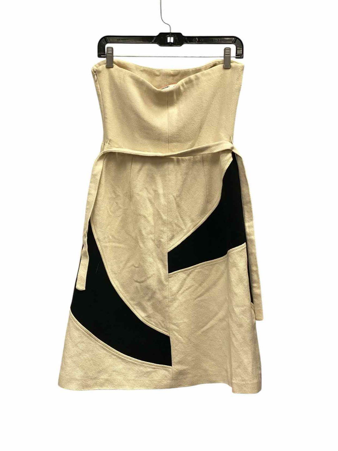 Piazza Sempione Size S Cream Black Dress