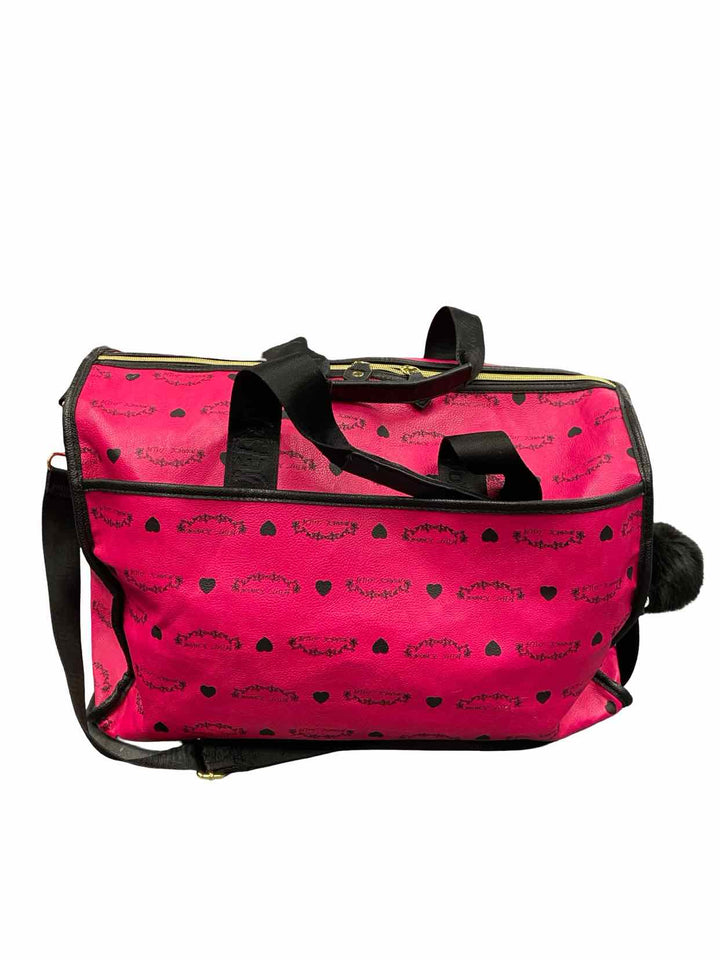 Betsy Johnson Magenta Weekender Purse