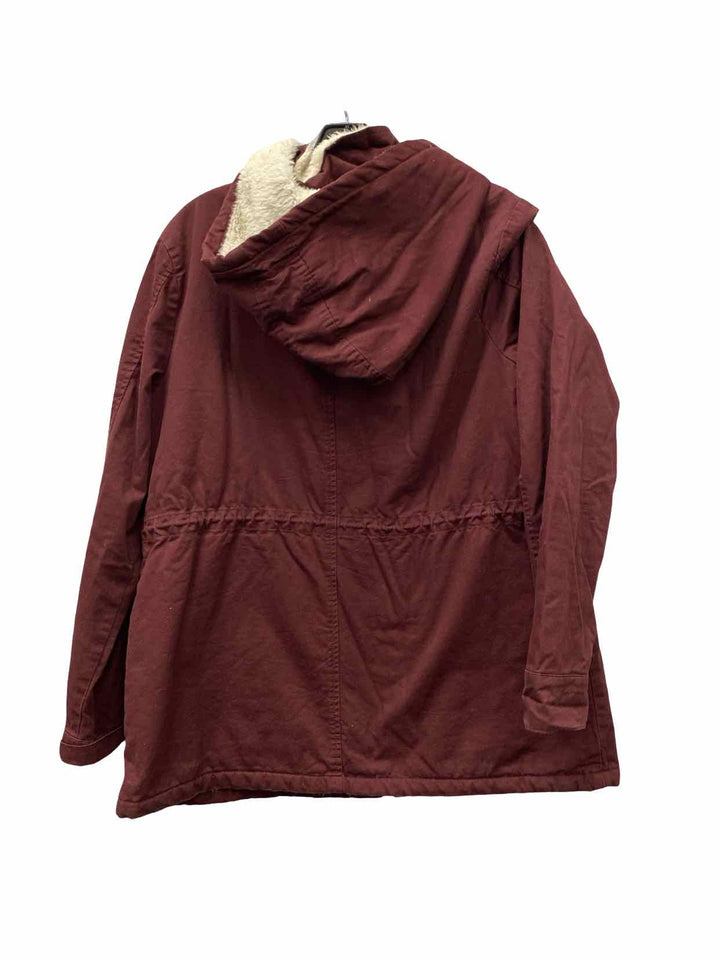 Market & Spruce Size L Burgundy Jacket (Outdoor)
