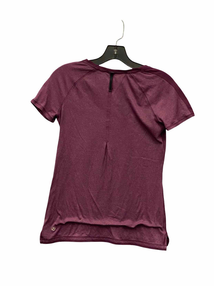 Lululemon Size S/M Purple Athletic Short Sleeve