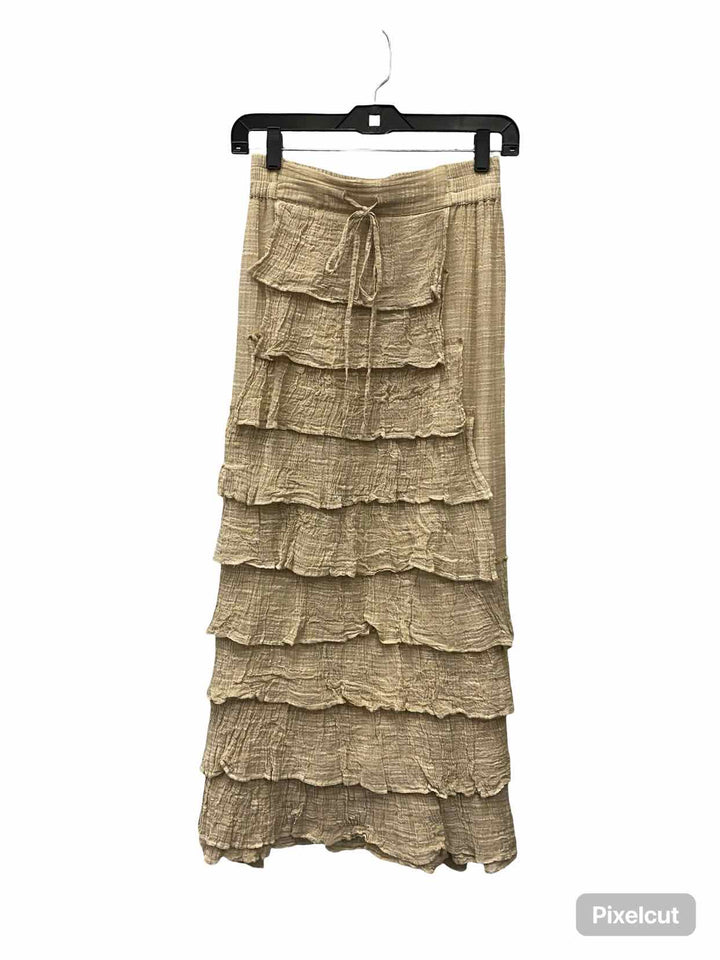 Paper Lace Size S Beige Skirt