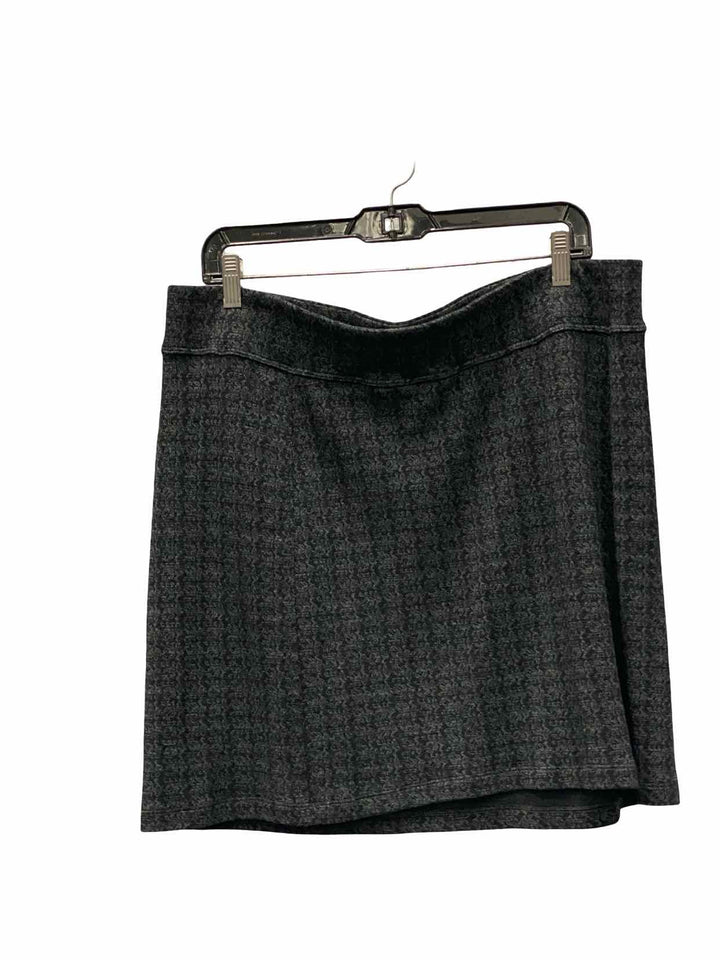 ibex Size XL Grey 100% Merino Wool Skirt
