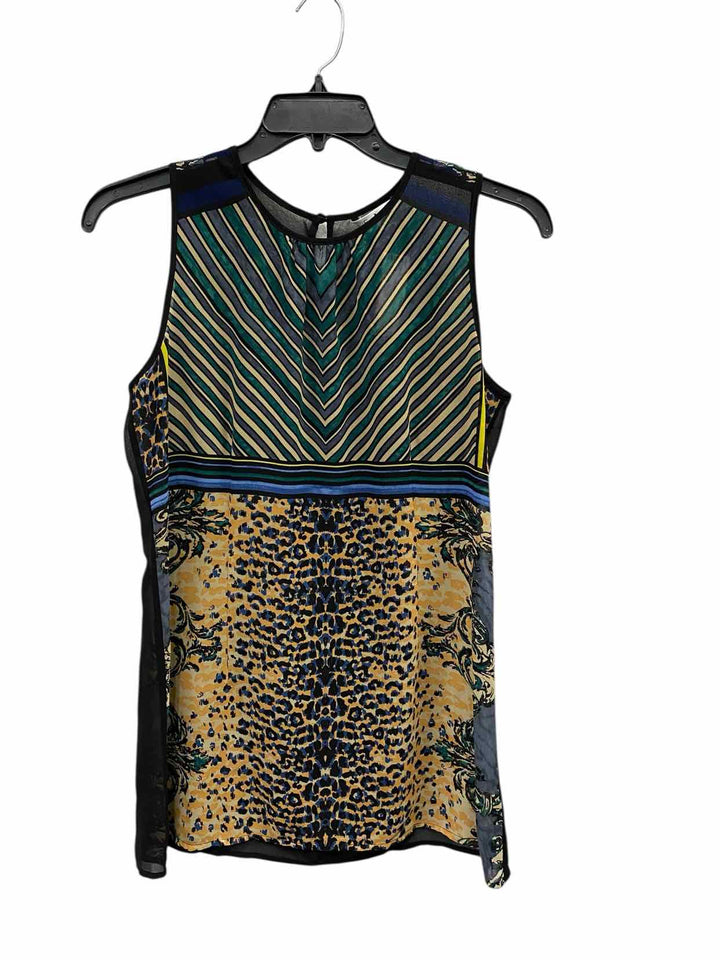 Cabi Size M Black Multi Tank Top