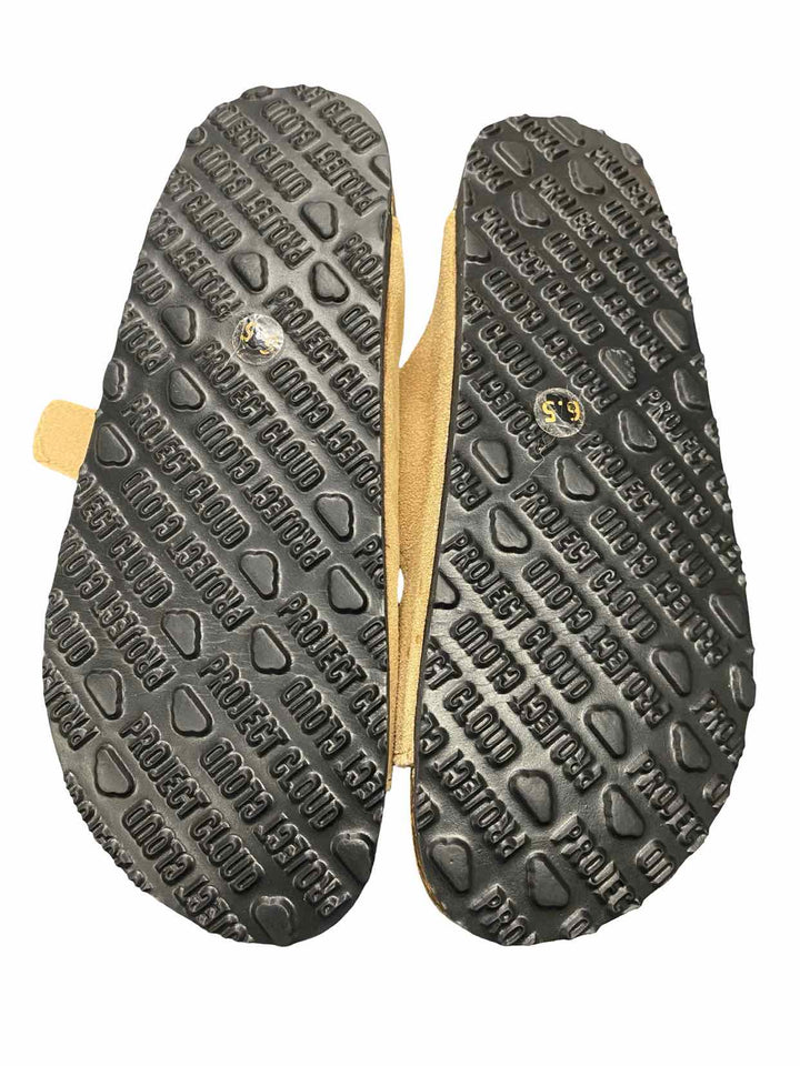 Project Cloud Shoe Size 6.5 Brown Leather Memory Foam Venita Sandals