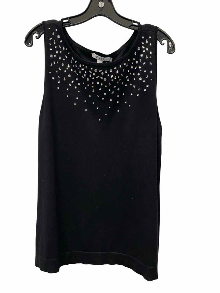Chico's Size XL Black Tank Top