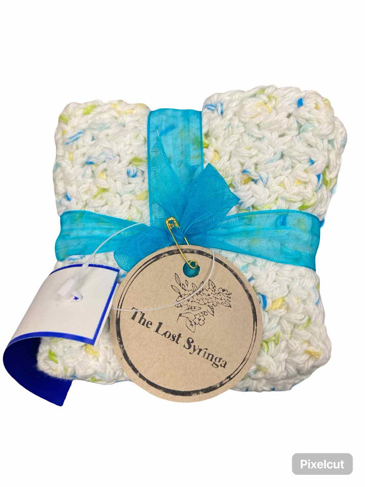 The Lost Syringa Blue Dish Rag Home Decor