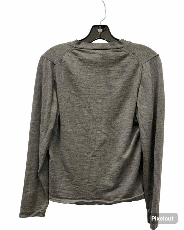 Giorgiolini Size S Gray Merino Wool Sweater