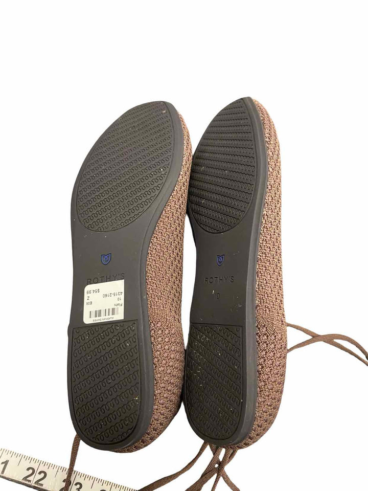 Rothy's Shoe Size 10 Brown The Square Wrap Flats