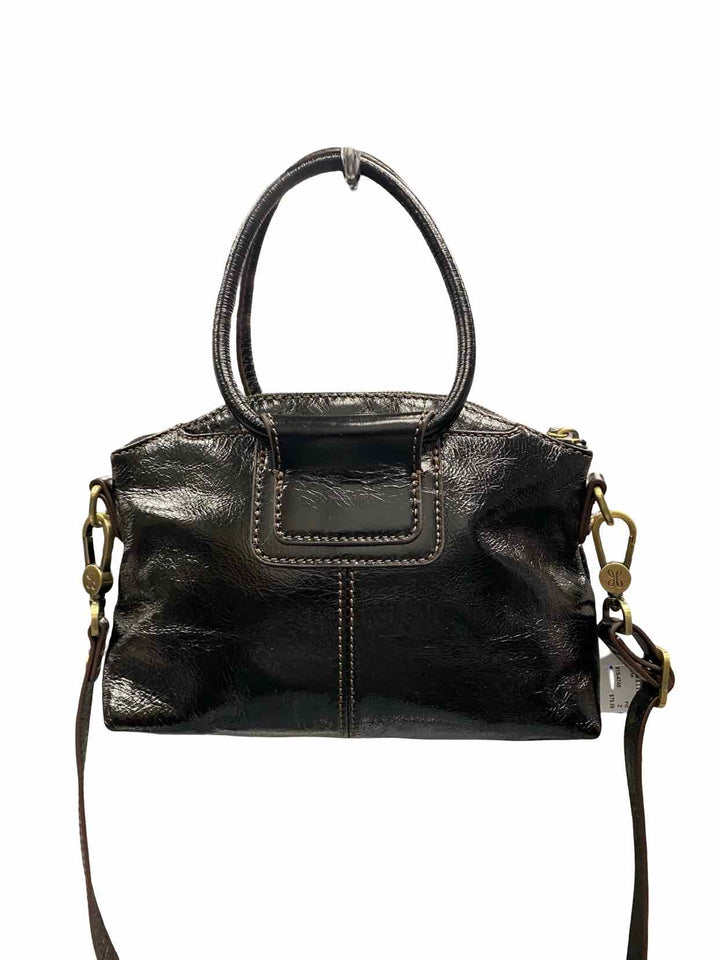 Hobo Black Sheila Top Zip Crossbody Purse