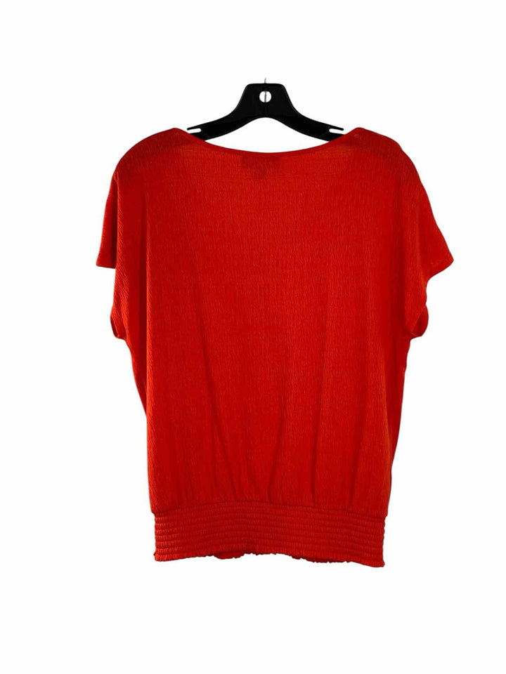 Fortune + Ivy Size S Orange Short Sleeve Shirts