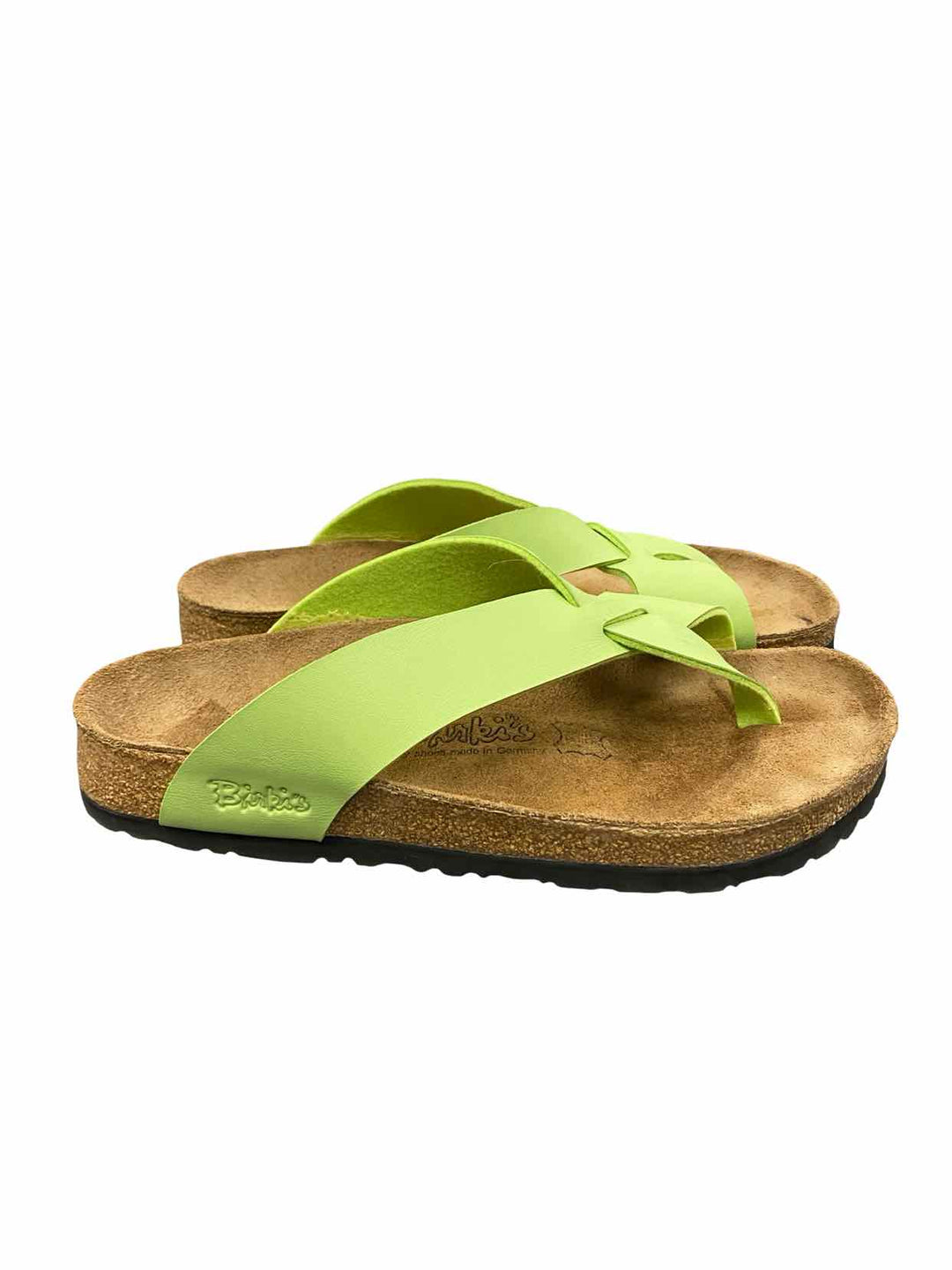 Birkenstock Shoe Size 39 Green Leather Sandals