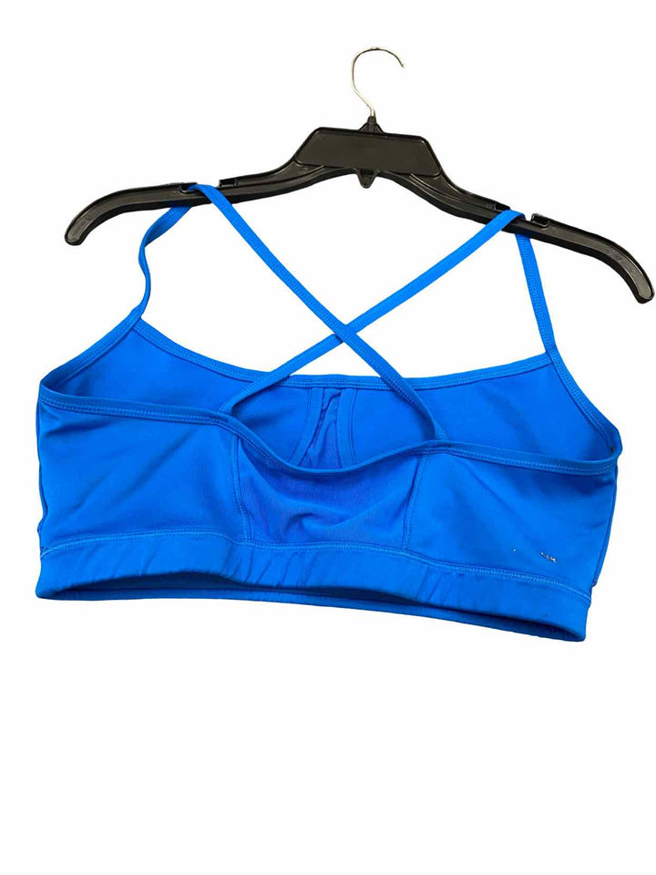 Adidas Size L Blue Athletic Bra