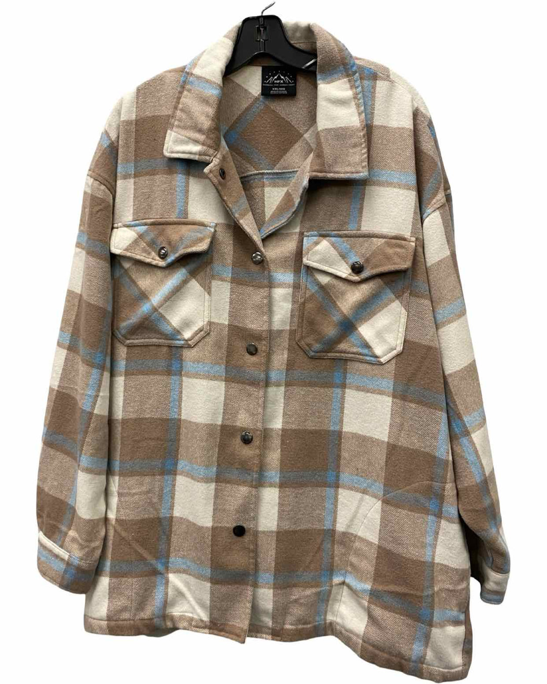 HFX Size XXL Brown Blue Jacket (Outdoor)